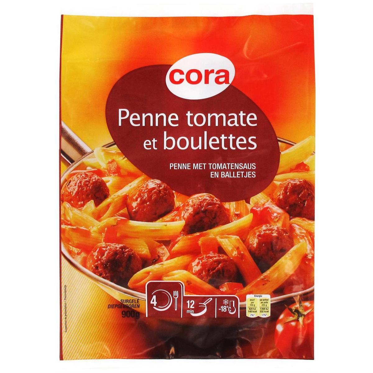 3257983795240 - Cora - Penne Tomates et Boulettes de viande