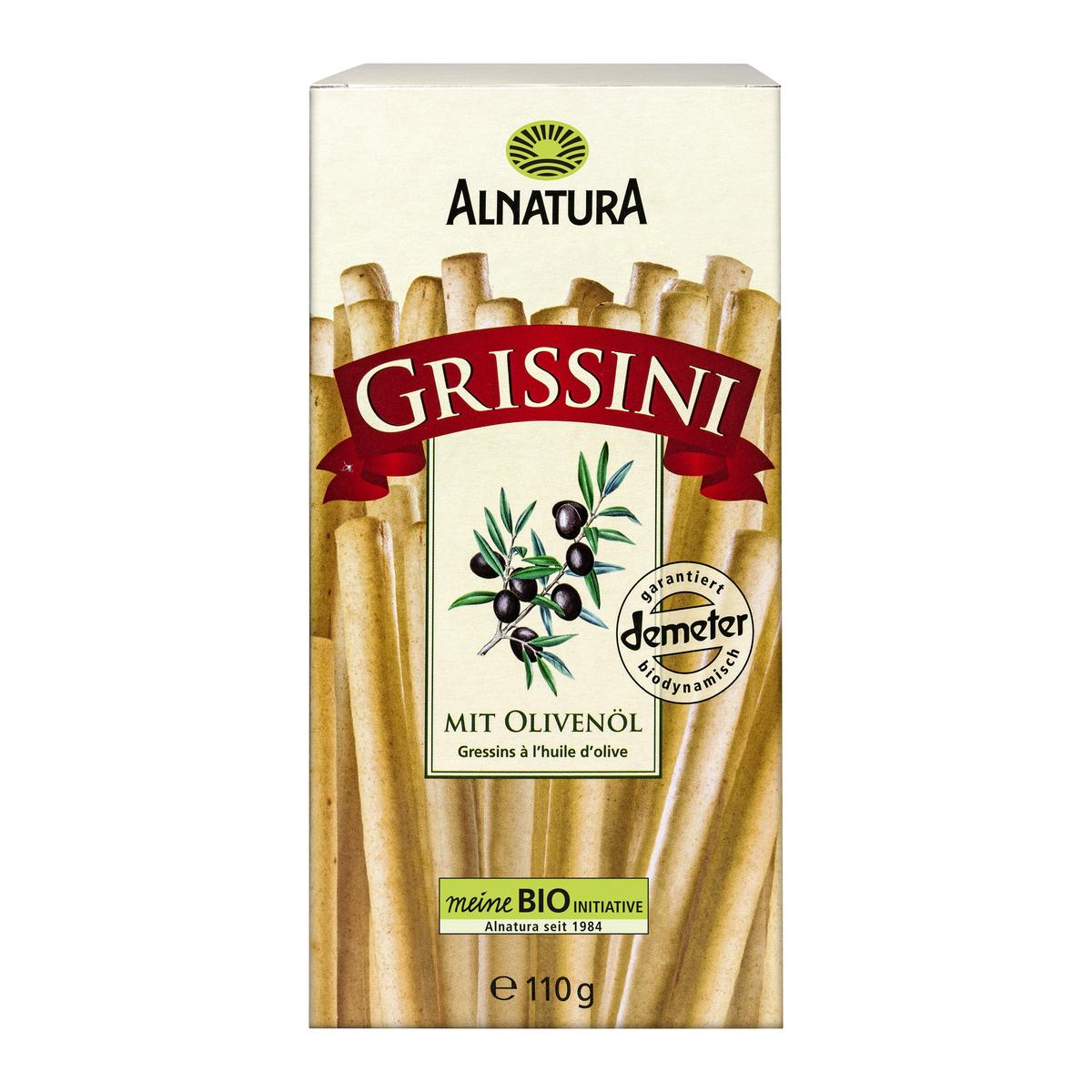 4104420235540 - Alnatura - Gressins à L'Huile d'Olive Bio