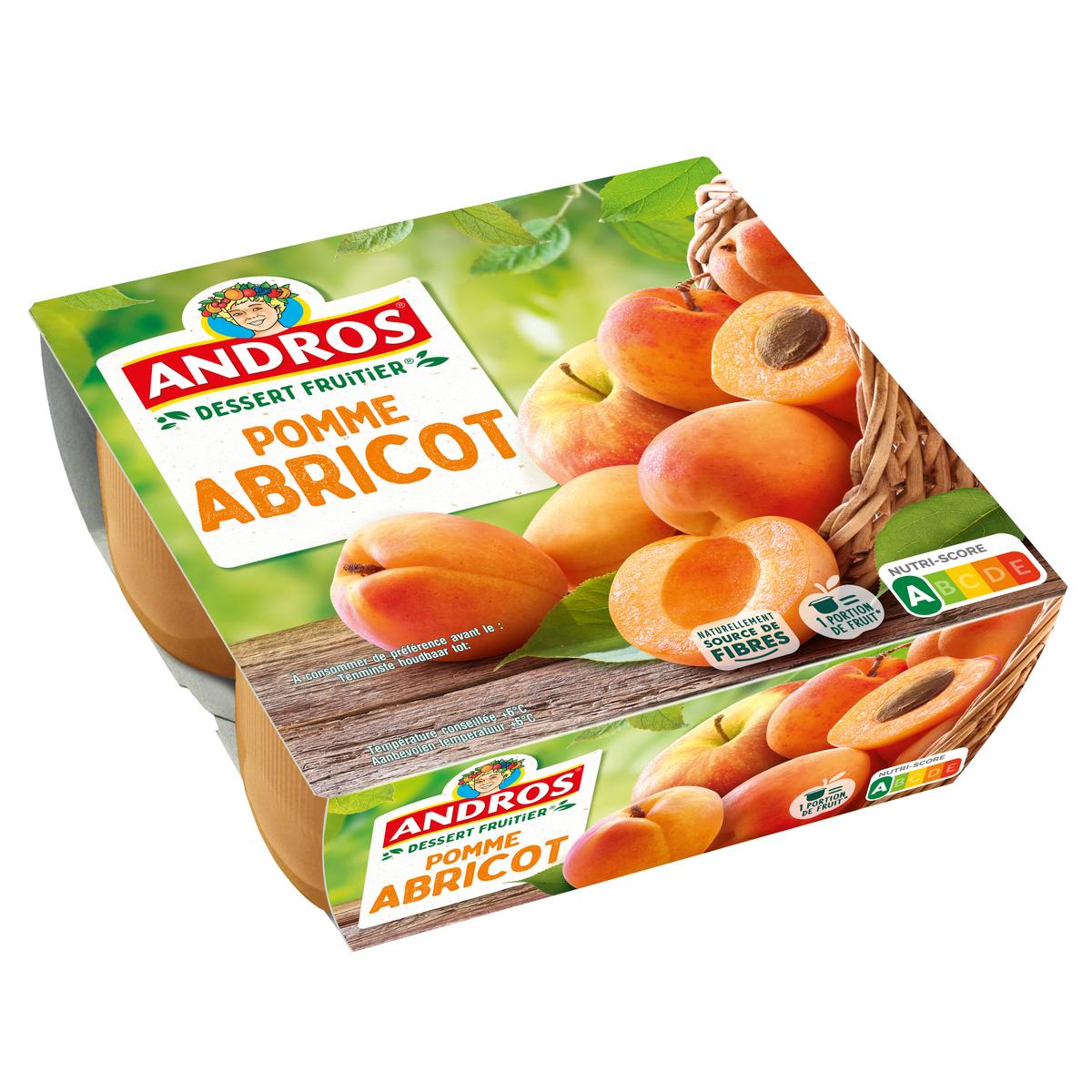 3608580006640 - Andros - Compote pomme abricot