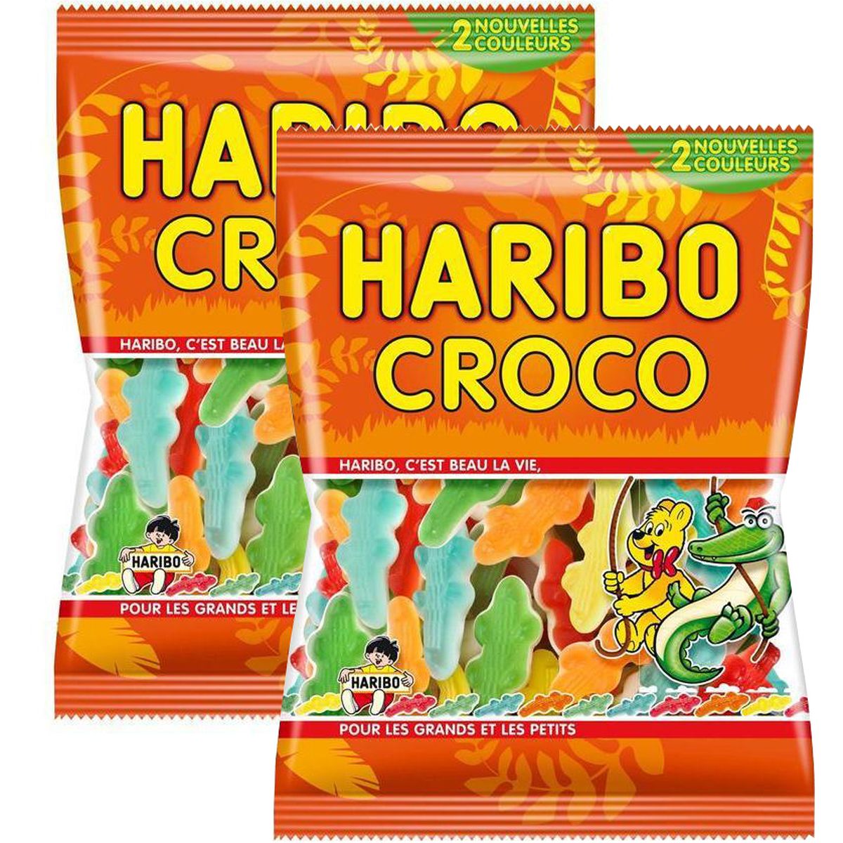 Croco Pik Haribo sac de 500gr, CROCO PIK, crocodile pik Haribo