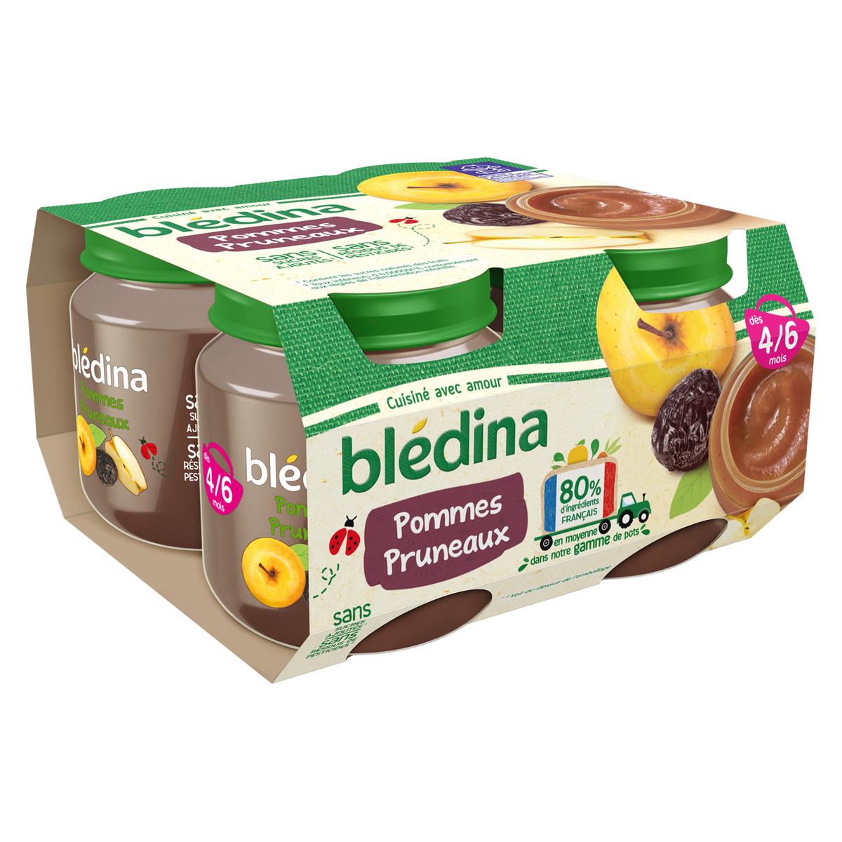 3041091678140 - Blédina - Pommes Pruneaux Pot Bébé Dès 4 mois