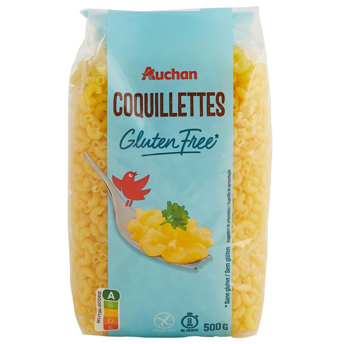 3596710458240 - Auchan - Pâtes Coquillettes Sans Gluten