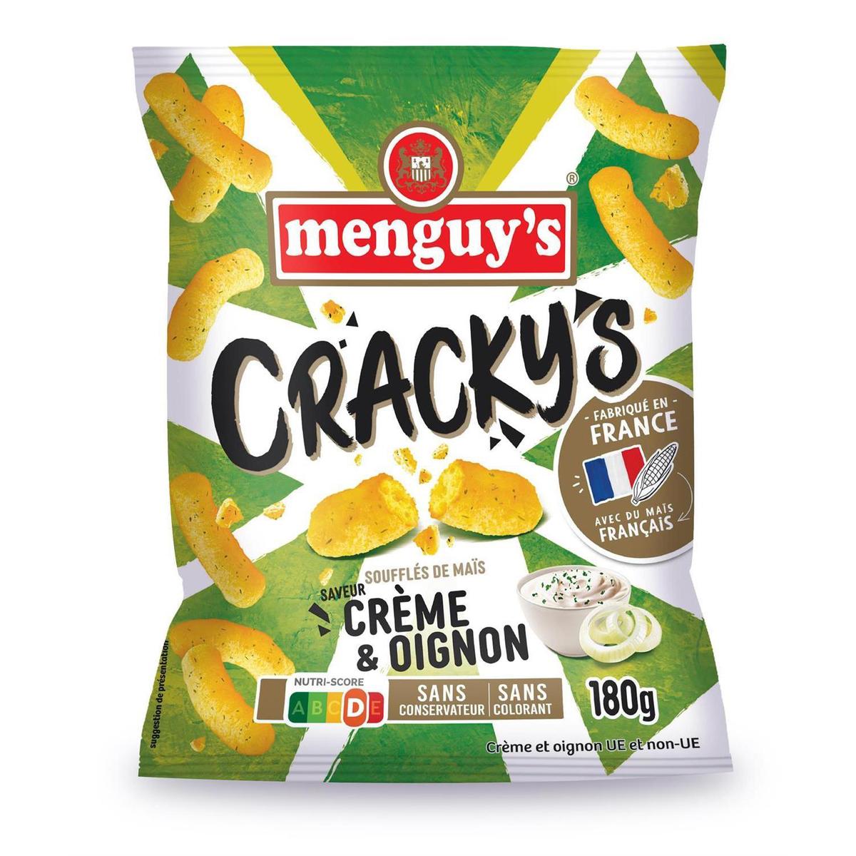3327271709140 - Menguy's - Crackers Crème Oignon