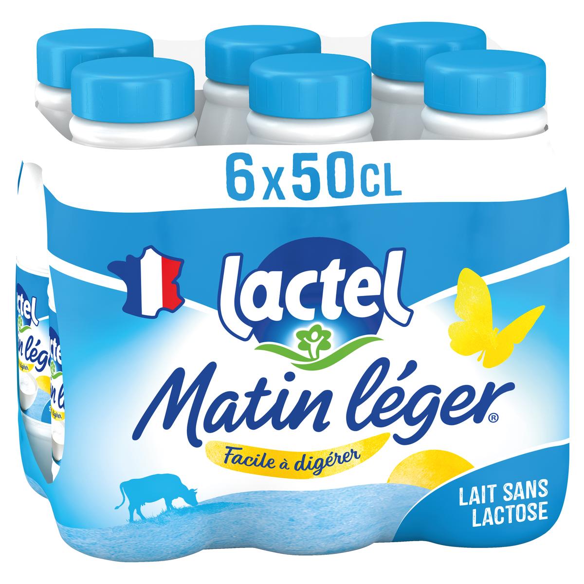 3428273000041 - Matin Léger de Lactel - Lait demi écrémé sans lactose