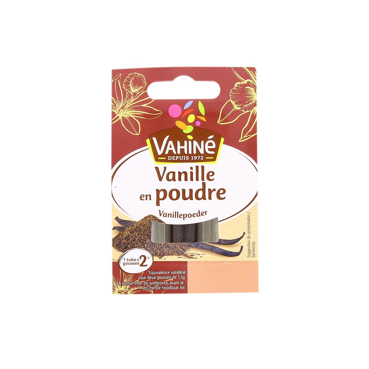 Gousses de vanille en poudre sucrées - Vahiné - 7 g