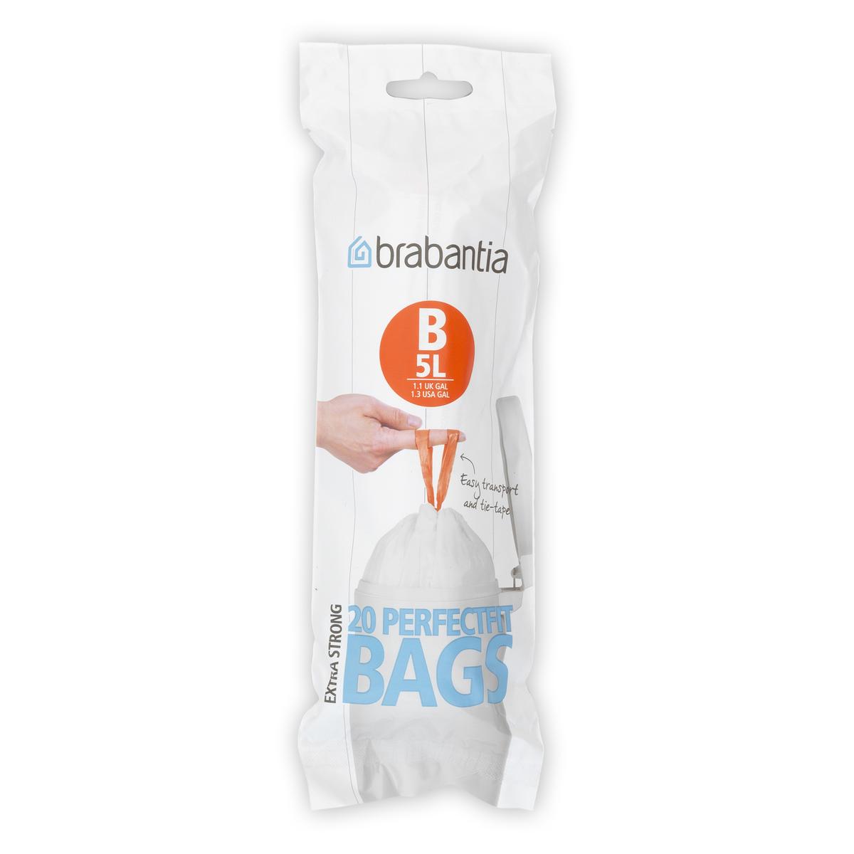 8710755311741 - Brabantia - Sacs poubelle 5L - Taille B