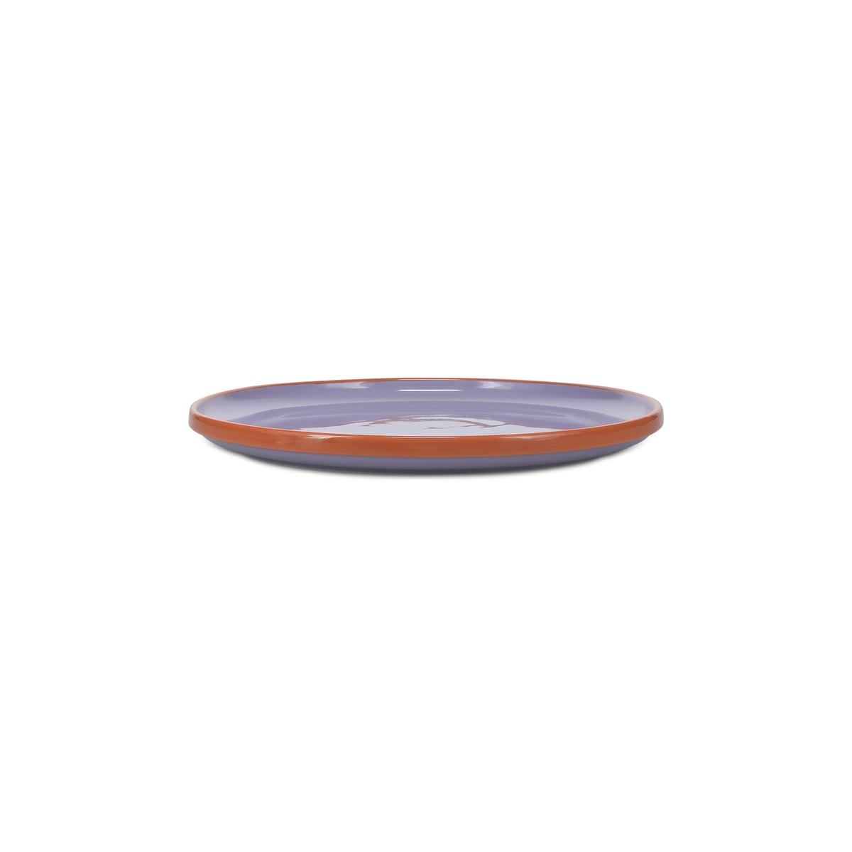 5410595775941 - Collection Duo - Assiette plate 26xH2,5cm violet/orange Duo