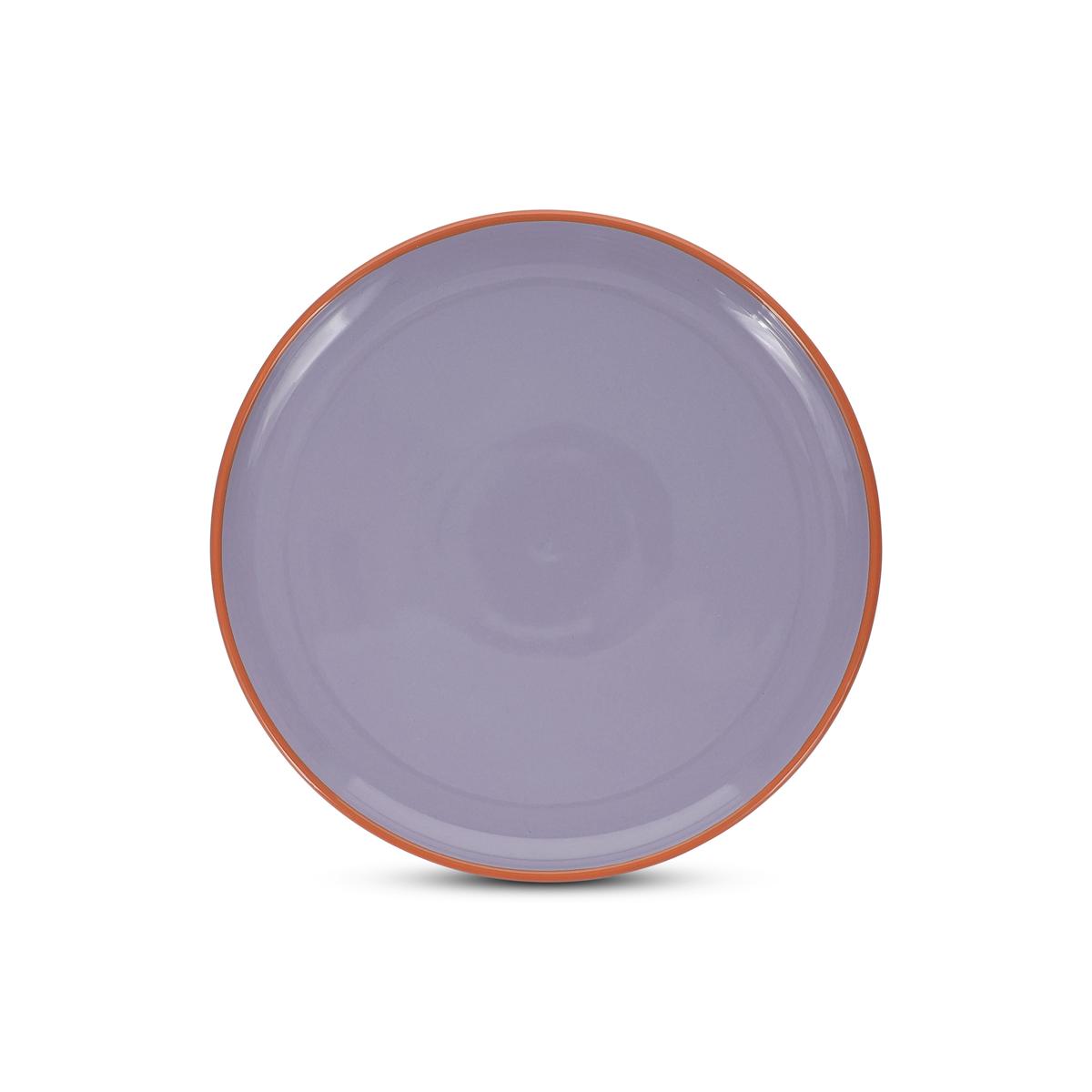 5410595775941 - Collection Duo - Assiette plate 26xH2,5cm violet/orange Duo
