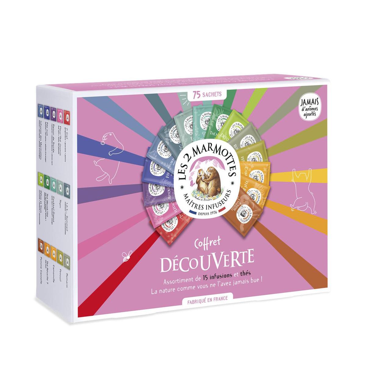 3422150006041 - Les 2 Marmottes - Infusion et Thé - Coffret Découverte