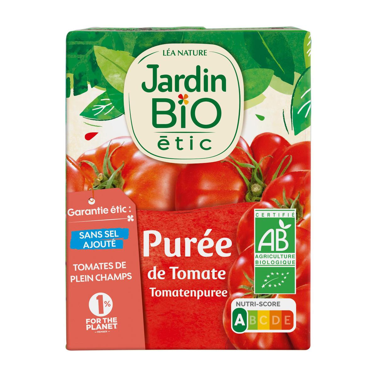3760020509941 - Jardin Bio Etic - Purée de Tomate Bio sans sel ajouté