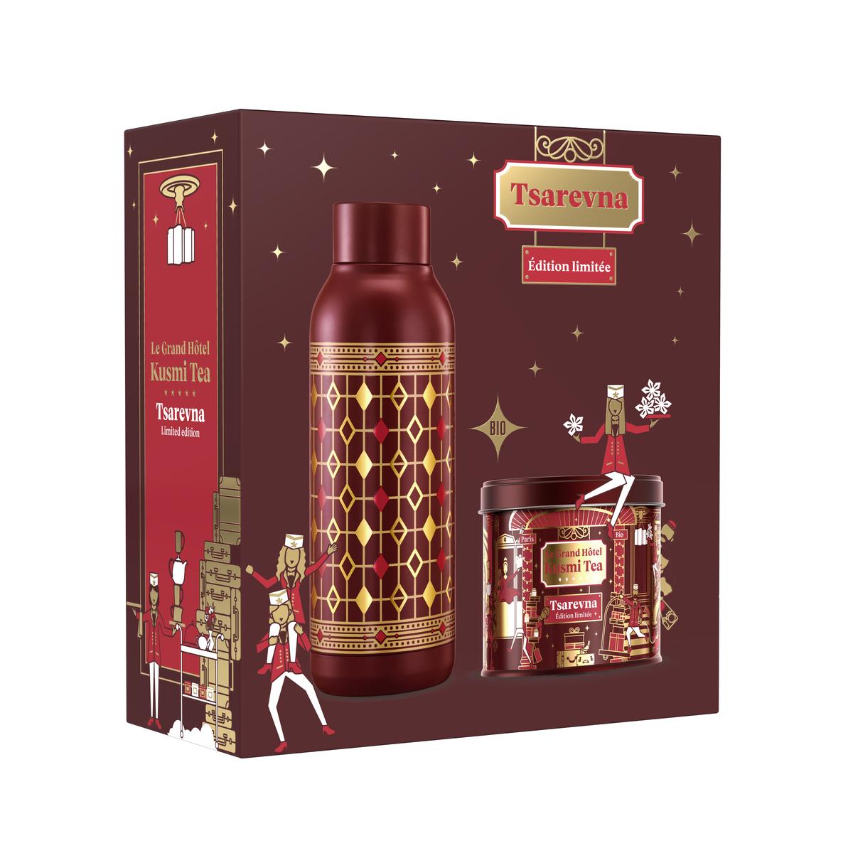 Livraison Domicile Kusmi Tea Coffret Tsarevna Avec Une Gourde 120g