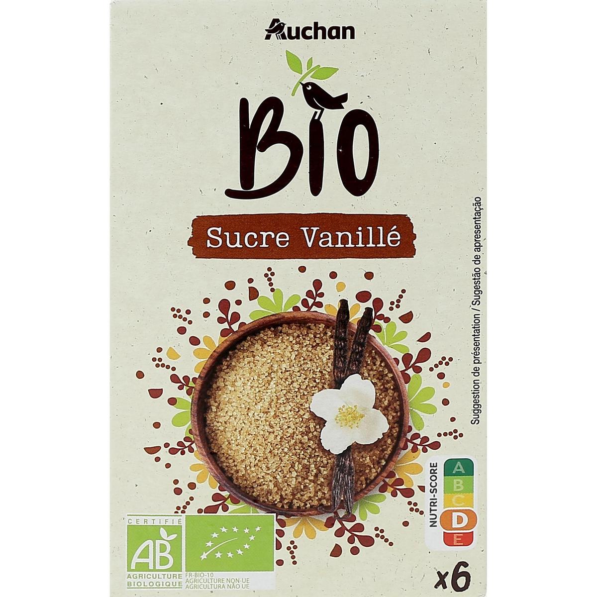 3596710470242 - Auchan BIO - Sucre vanillé bio