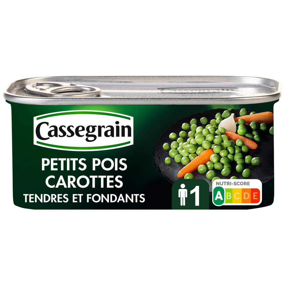 3083680482042 - Cassegrain - Petits pois carottes tendres et fondants