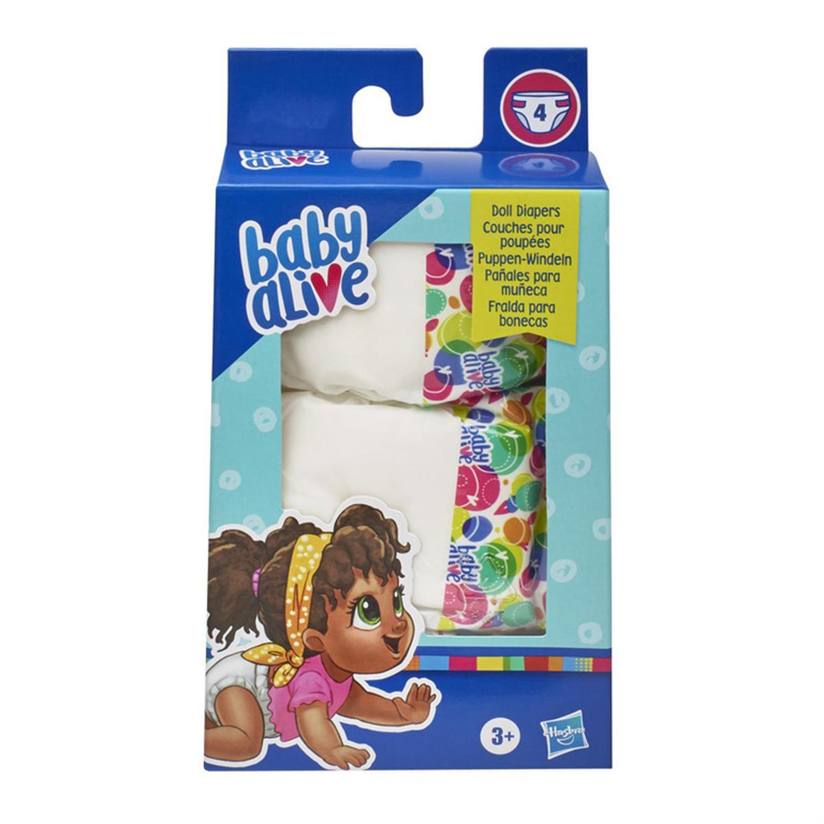 5010993662142 - Baby Alive - Hasbro - 4 Couches pour poupée- Baby Alive