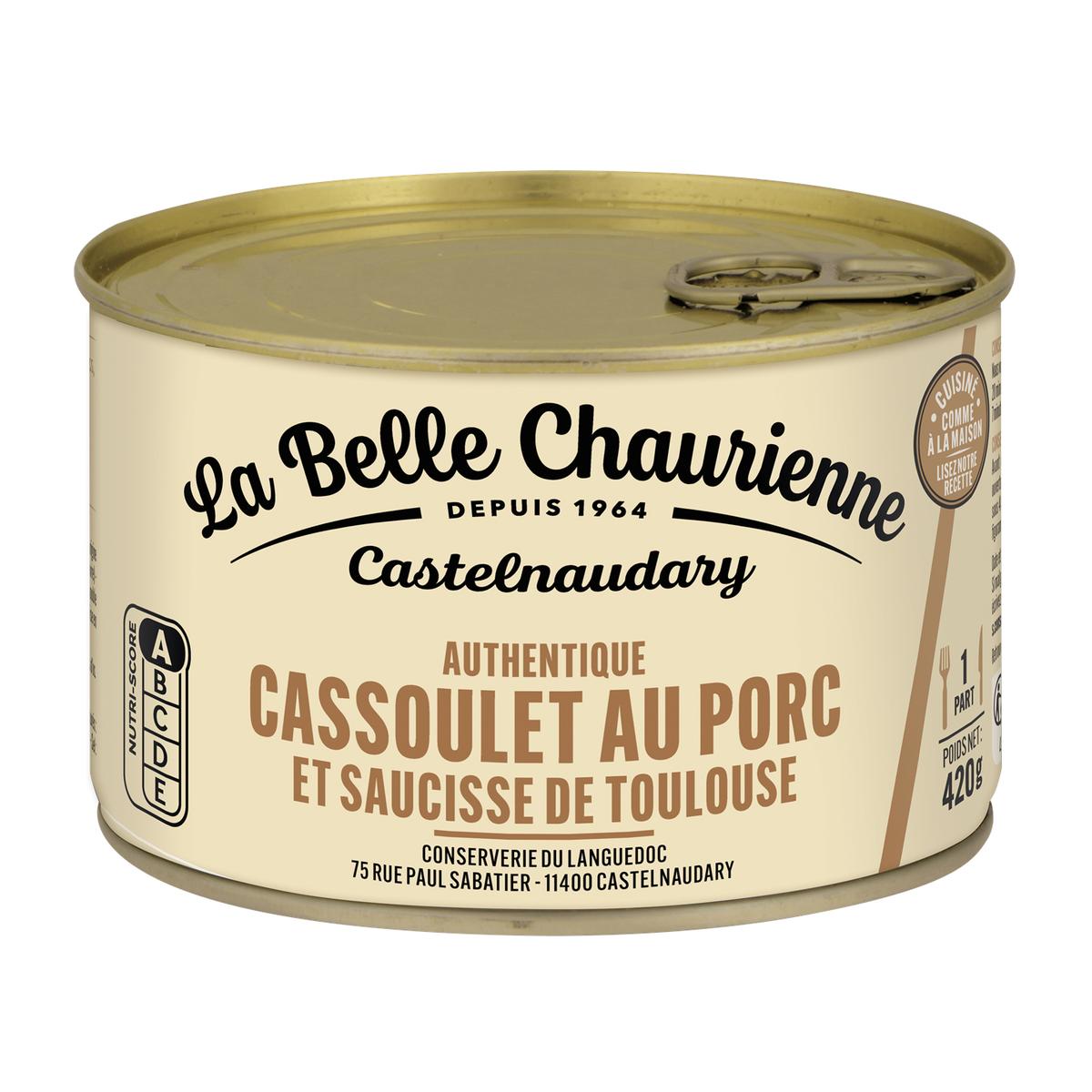 3245362072242 - La Belle Chaurienne - Cassoulet au Porc et Saucisses de Toulouse