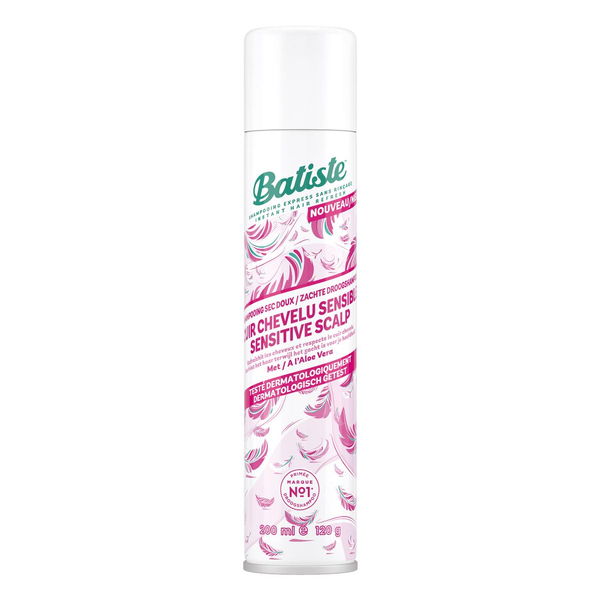 3331300003642 - Batiste - Shampoing Sec Cuir chevelu sensible Aloe vera