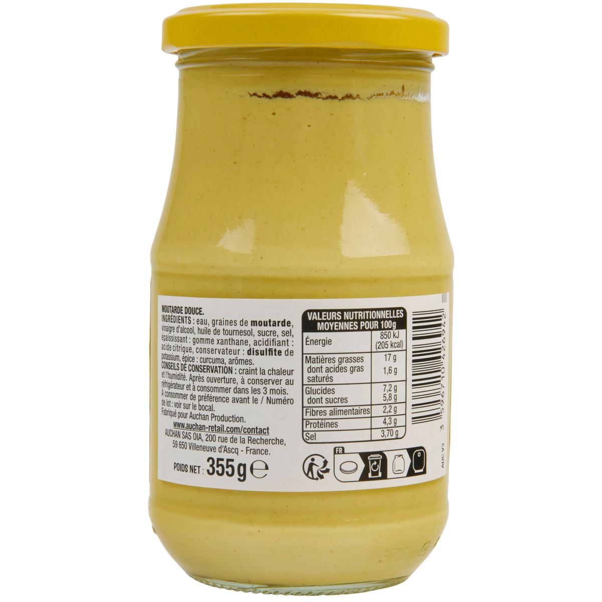 3596710426942 - Auchan - Moutarde douce