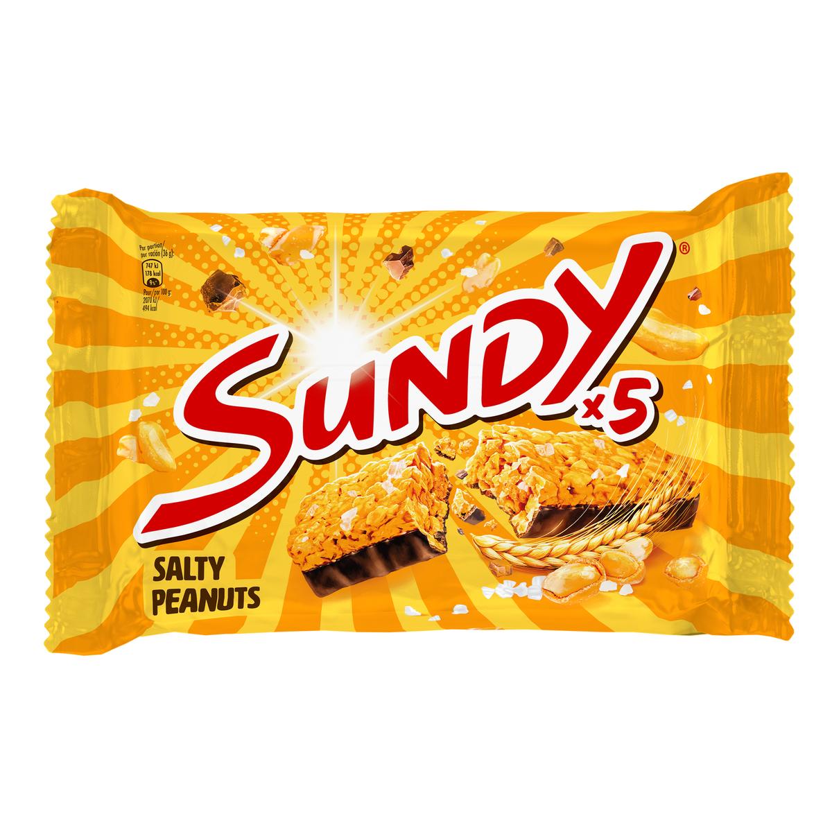 8437018739042 - Sundy - Barres chocolat cacahuète