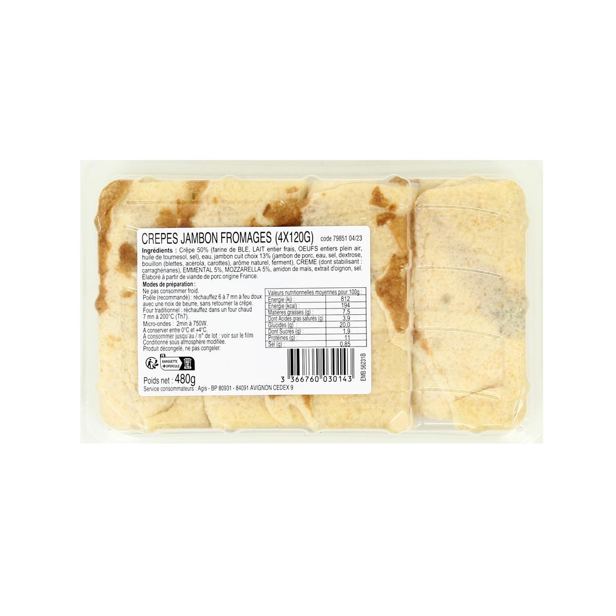 3366760030143 - Agis - Crêpe Jambon Fromage