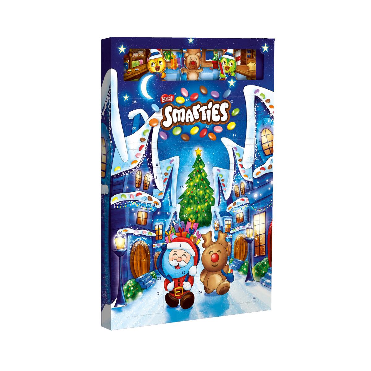 8000300410143 - Smarties - Calendrier de L'avent Chocolat Au Lait 
