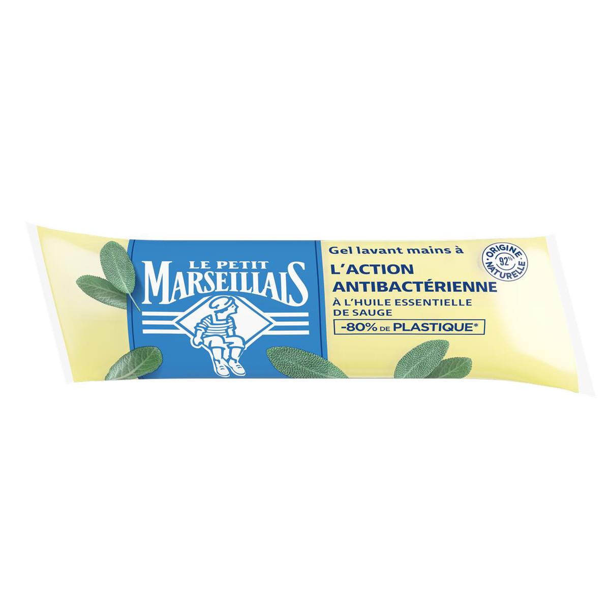 3574661750743 - Le Petit Marseillais - Recharge Gel Lavant mains à l'Action Antibactérienne