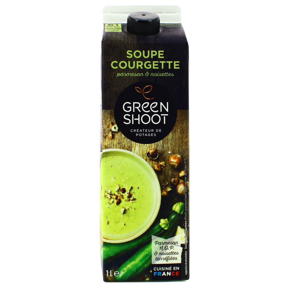 Livraison A Domicile Greenshoot Soupe Courgette Parmesan Noisettes 1l