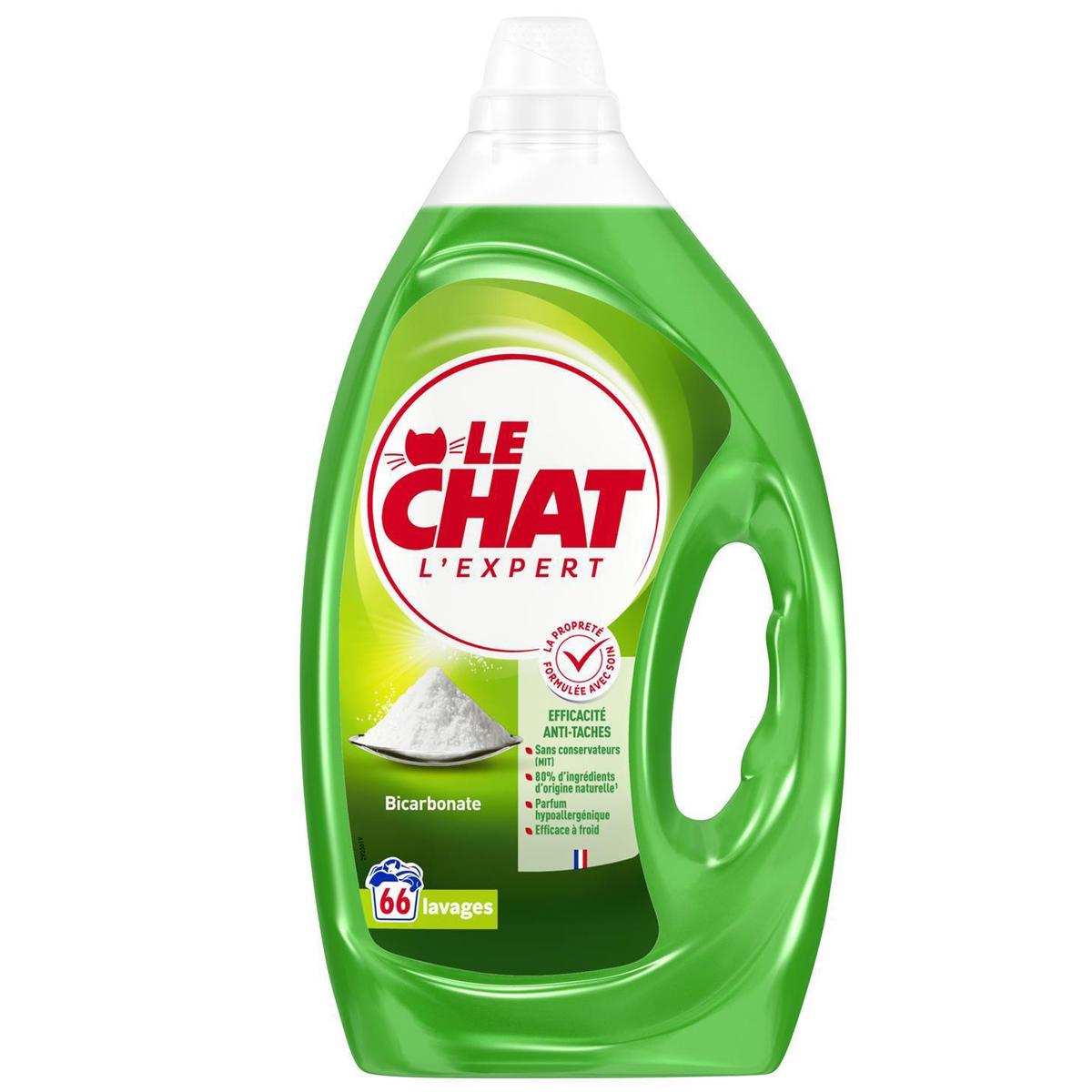 Achat Le Chat Lessive liquide sensitive au savon de Marseille, 2,835ml
