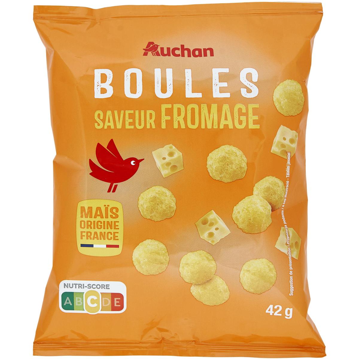 3596710482443 - Auchan - Biscuits soufflés au fromage