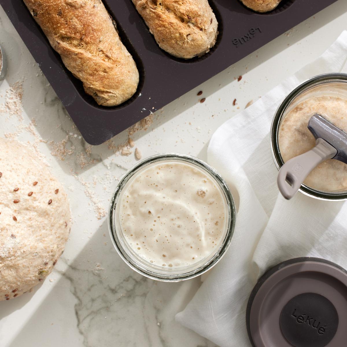 8710755883743 - Lékué - Kit de levain - Brown