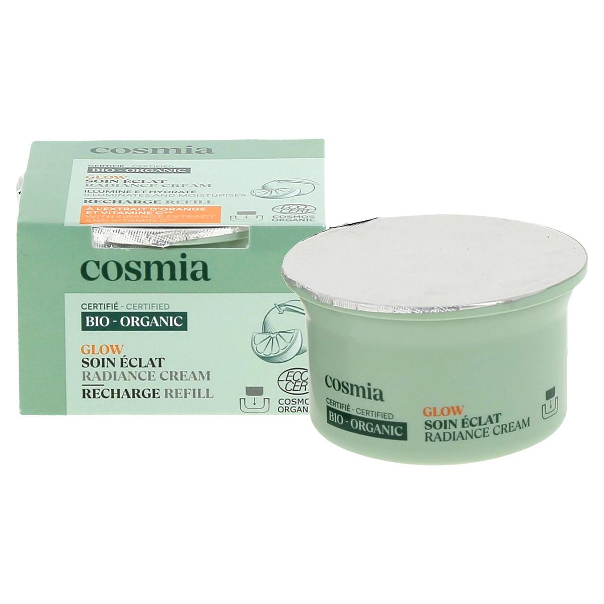 3596710524143 - COSMIA - Recharge crème visage bio à l'extrait d'Orange et vitamine C