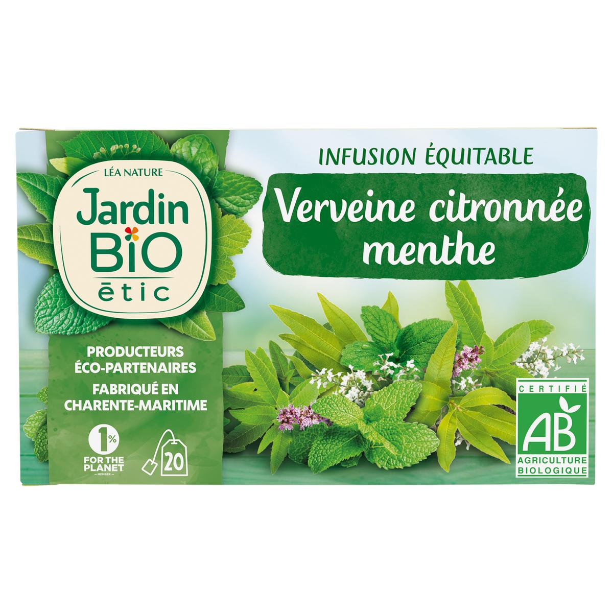 3456300004243 - Jardin Bio Etic - Infusion Verveine citron - 20 sachets