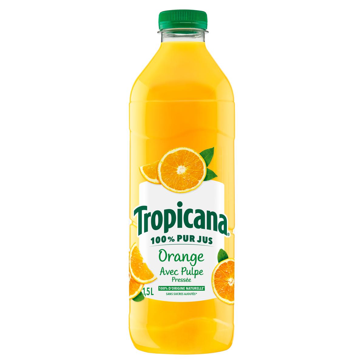 3502110005243 - Tropicana - Pur jus d'orange avec pulpe
