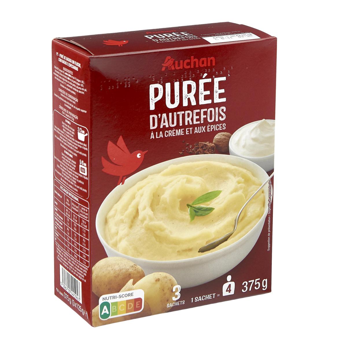 3596710445943 - Auchan - Purée saveurs d'Autrefois à la crème et aux épices