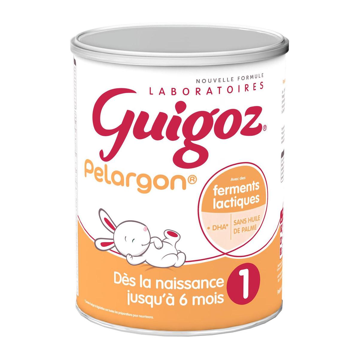 Acheter Guigoz Lait bébé en poudre Pelargon 1er âge, 0-6 mois, 780g