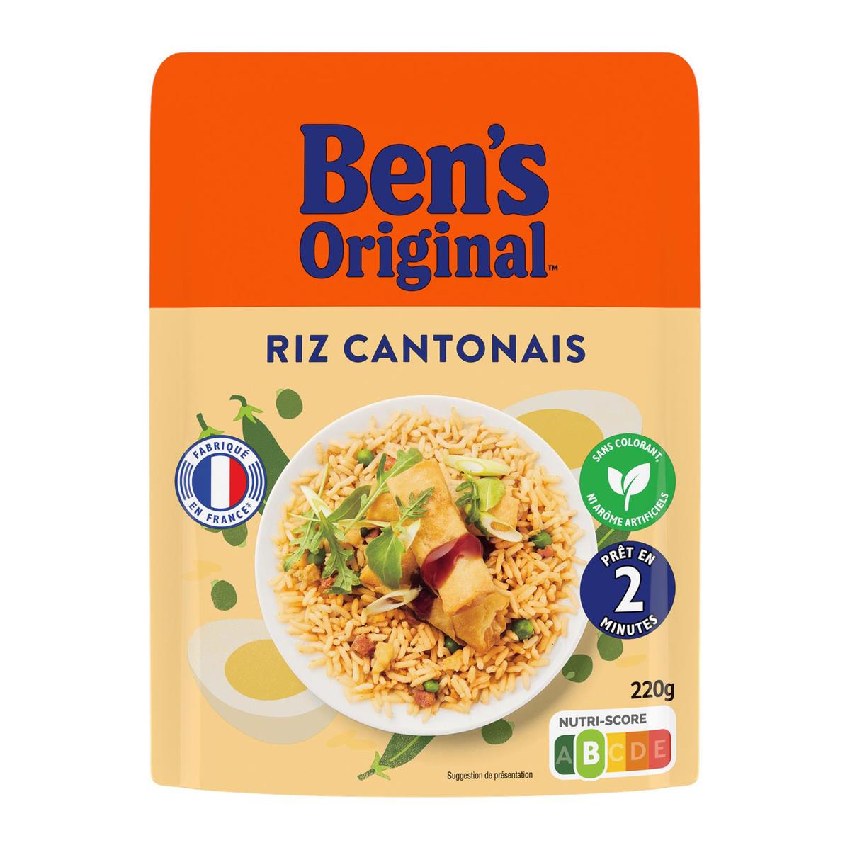 Uncle Ben's Riz micro-ondes curry & légumes 2mn UNCLE BEN'S 220g