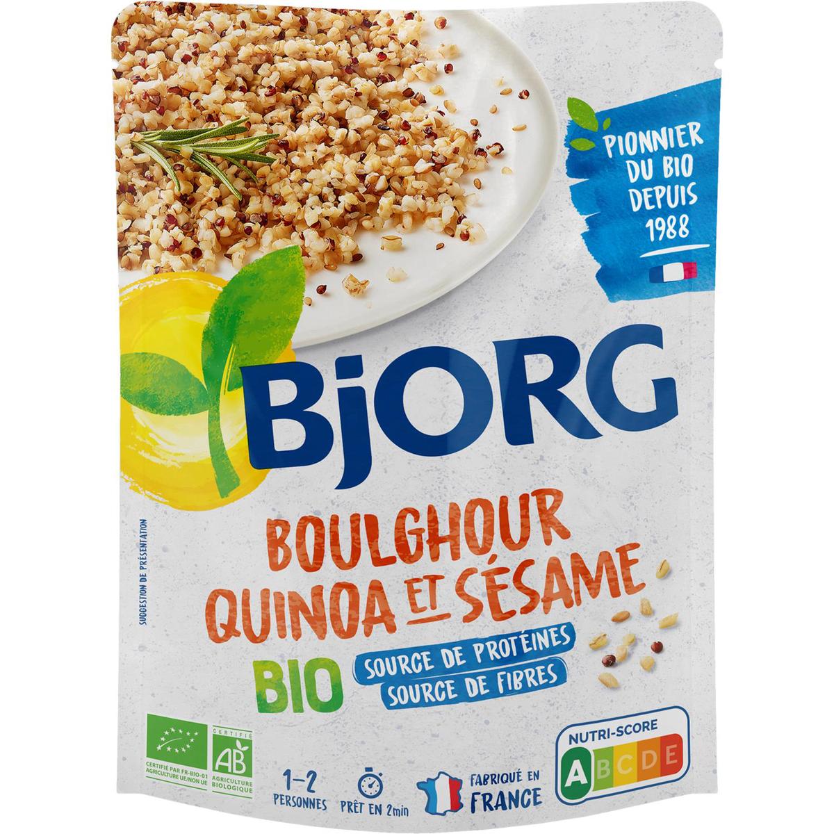 Achat / Vente Bjorg Boulghour Quinoa Sésame Plat Cuisiné Bio, 250g
