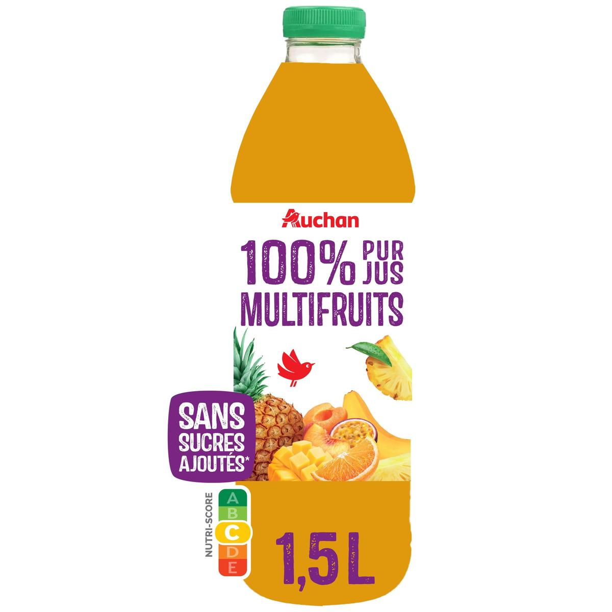3596710418343 - Auchan - Pur jus multifruits sans sucres ajoutés