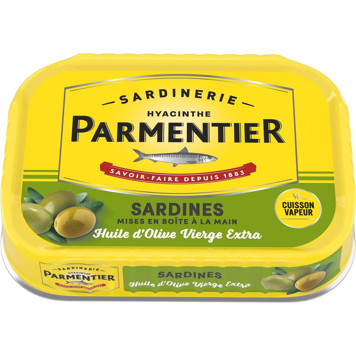 3019081238643 - Parmentier - Sardines à l'huile d'olive vierge extra