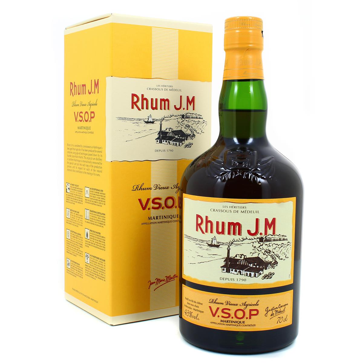 3329069990044 - J M - Rhum Vieux VSOP 43°