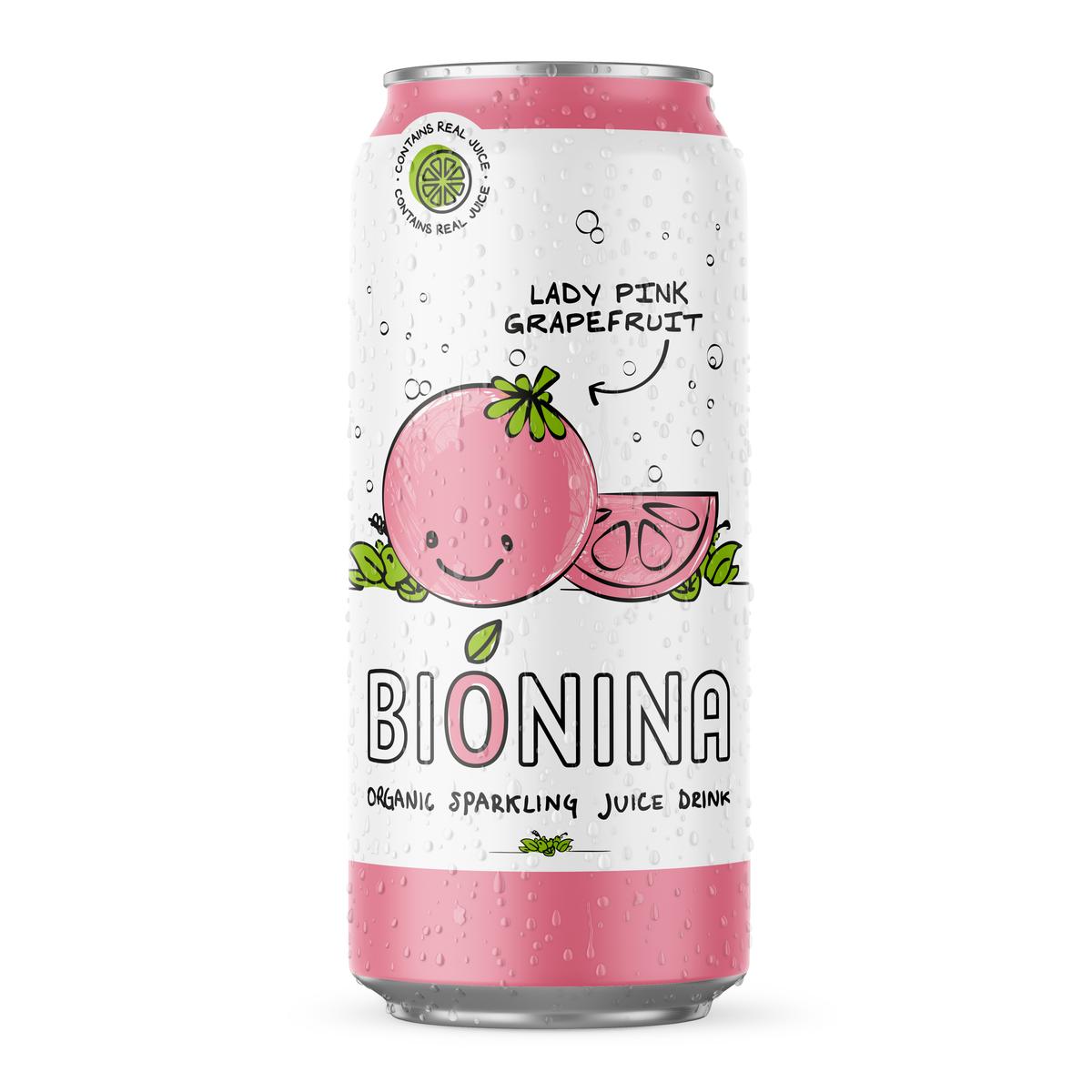 5400514331044 - Bionina - Boisson Gazeuse au Jus de Pamplemousse Bio