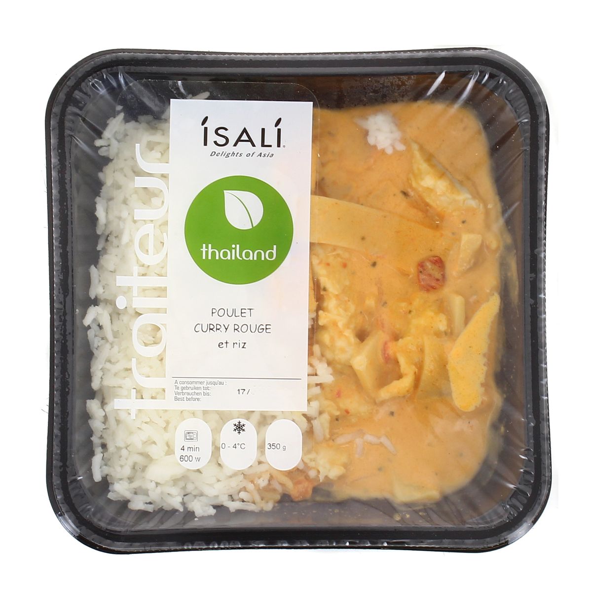 5413110013344 - Isali - Poulet au Curry Rouge et Riz
