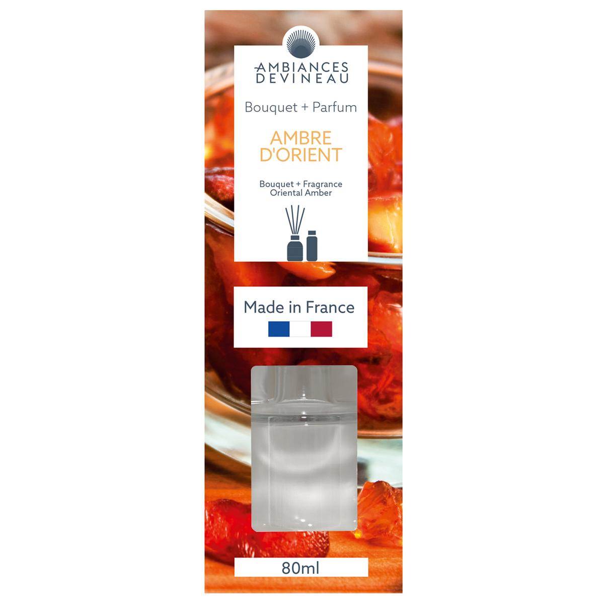 3482356295144 - Ambiances Devineau - Bouquet Ambre d'Orient + recharge