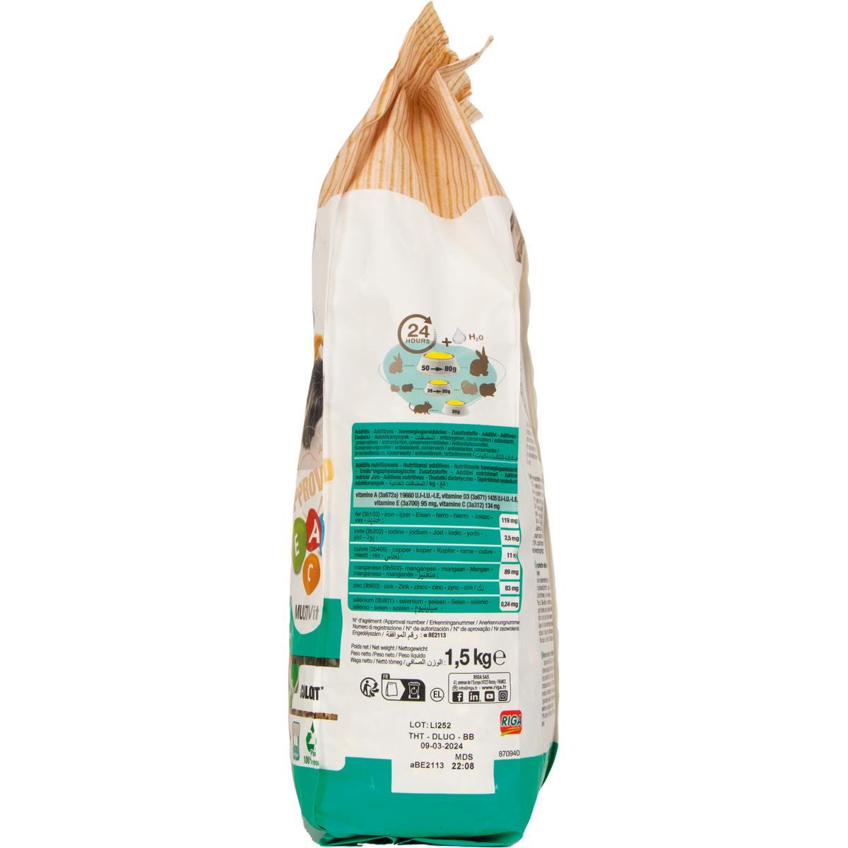 3166780065244 - Riga - Menu Mix pour Rongeur Herbivore