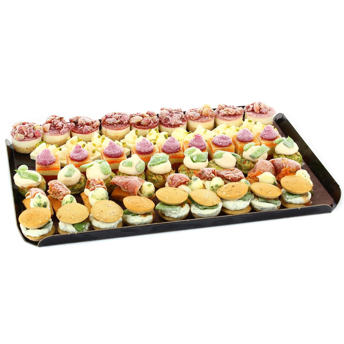 3700478515644 - Traiteur de Paris - 54 canapés Parisiens- 6 recettes tendance et panachées