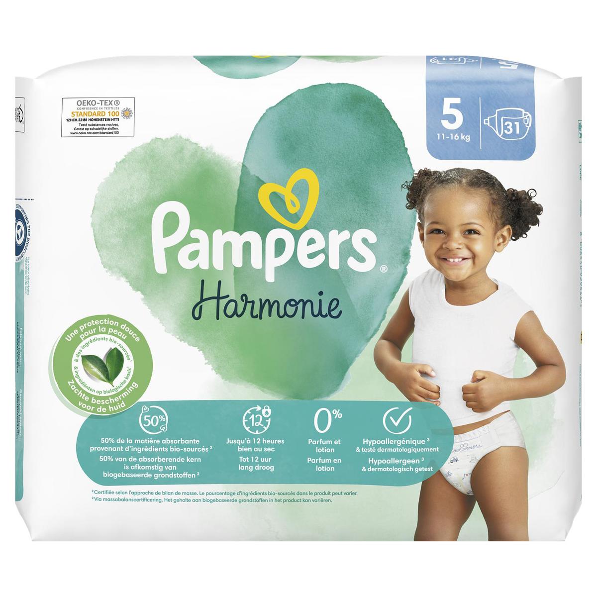 Acheter Promotion Pampers Harmonie Couche T5 11-16 kg, 31 couches
