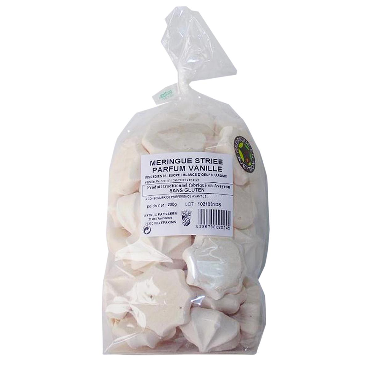 3286790020245 - Biscuiterie Astruc - Meringues Striées Vanille