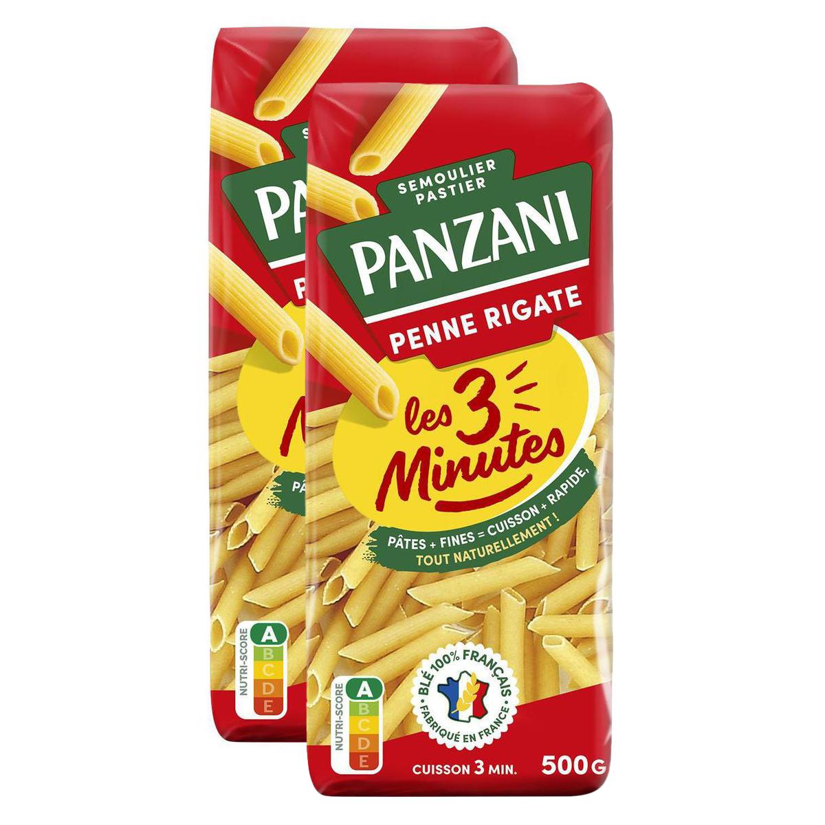 2050000112645 - Panzani - Pâtes Penne Rigate Cuisson Rapide