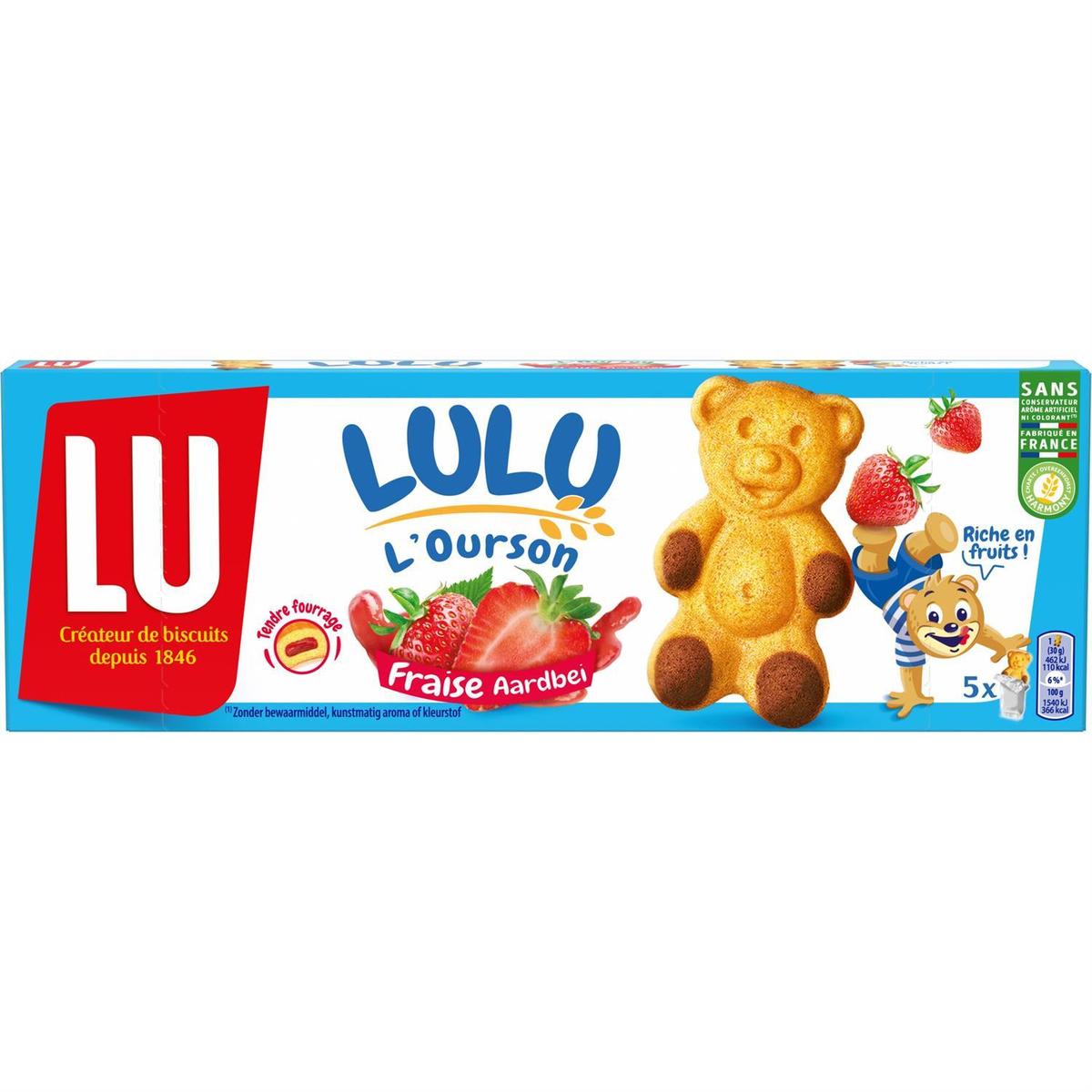 3048282332645 - Lu - L'Ourson de Lulu Fraise