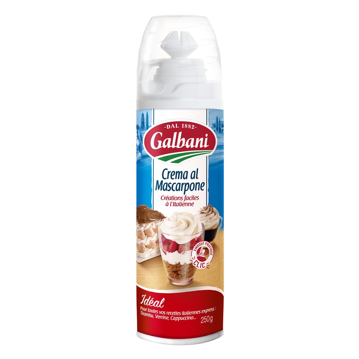 3155250363645 - Galbani - Crème au Macarpone sous pression