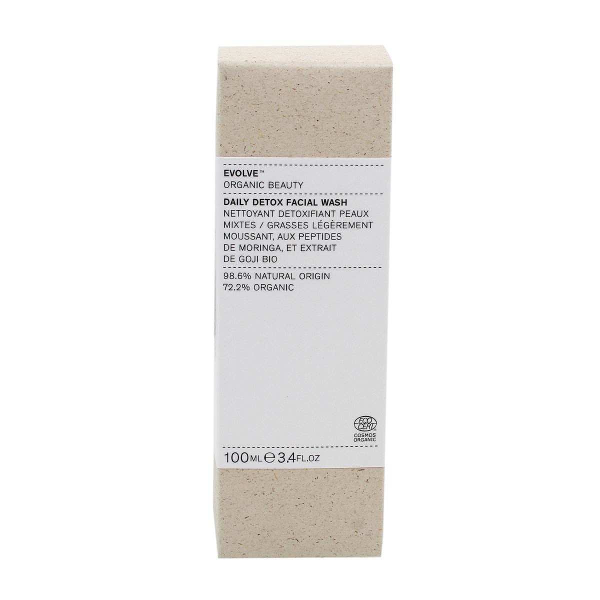 5060200044445 - Evolve - Nettoyant Visage Détox Quotidien